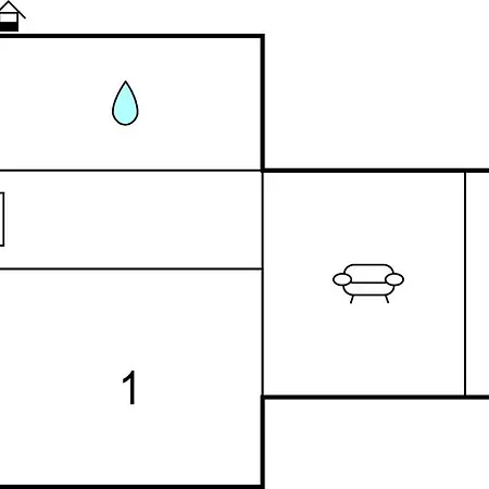 アパート 1 Bedroom Amazing In *